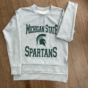 Michigan State Spartans Gray Sweatshirt, S